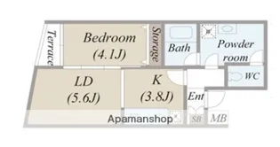 CURIOSITY【2階】の間取り