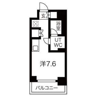 クラリッサ横浜アレッタ【4階】の間取り