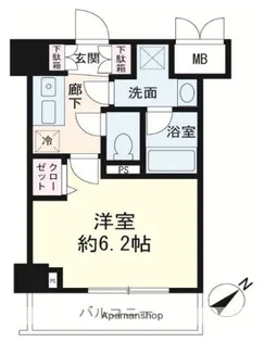 ルクシェール横濱生麦【2階】の間取り