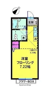 ルシエル横浜南【2階】の間取り