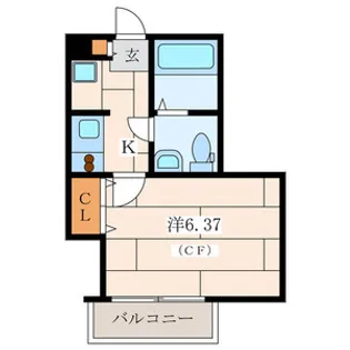 シャルムカーサ【2階】の間取り