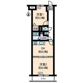 クリオ辻堂参番館【1階】の間取り