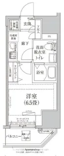 ルフレプレミアム川崎【5階】の間取り