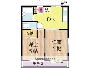 オーケイハイツ【1階】の間取り