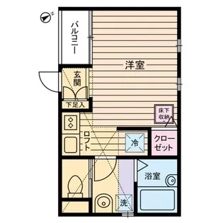神奈川県横浜市港南区上永谷3丁目【アパート】の間取り