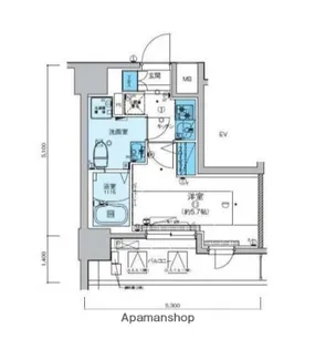 リヴシティ横濱新川町弐番館【9階】の間取り