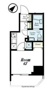 SHOKENRESIDENCE横浜阪東橋【11階】の間取り