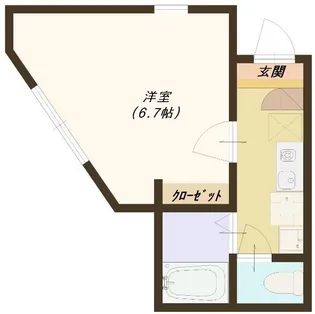 メゾン・ド・アミー【2階】の間取り