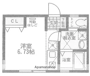 ヌアージュ吉野町【1階】の間取り