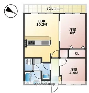 NICアーバンハイム戸塚【2階】の間取り