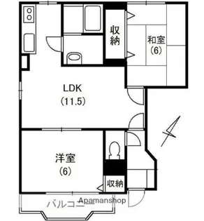 フレイジェⅠ【1階】の間取り