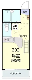 神奈川県相模原市南区上鶴間1丁目【アパート】の間取り