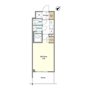 BLUROCK東神奈川【2階】の間取り