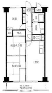 リブェールヒルズ早渕【2階】の間取り