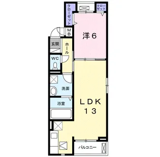 シーサイド高浜台Ⅰ【1階】の間取り