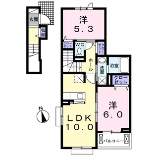 ソフィア グレイス【2階】の間取り