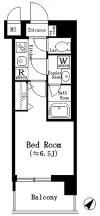 URBAN LINK神奈川新町【8階】の間取り