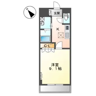 サニーヒルズ M【1階】の間取り