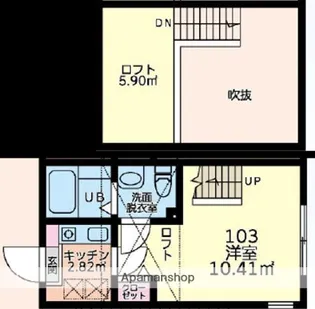 ゼクス鶴ヶ峰【1階】の間取り