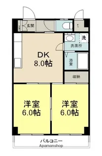 メゾン本厚木【1階】の間取り