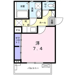 アルカンシェル子安通【3階】の間取り