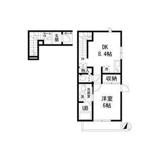 ゼフィール【2階】の間取り