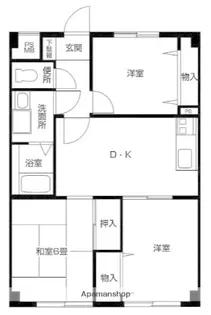 ノーブル壱番館【4階】の間取り