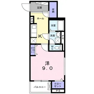 エミナール【4階】の間取り