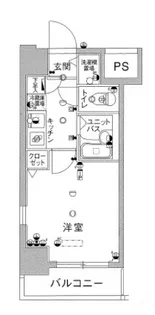 スカイコート大森第5【204号室号室】の間取り