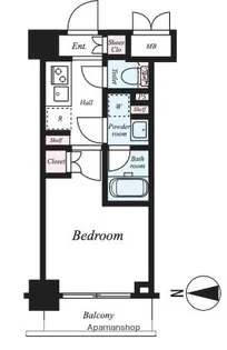 ハーモニーレジデンス武蔵小杉002【6階】の間取り