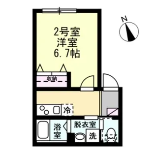 グレイス東門前【2階】の間取り