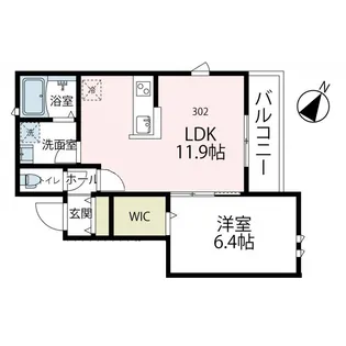 サンキ中央ビル【302号室号室】の間取り