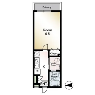 MQUARTO三ツ境【2階】の間取り