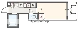 MELDIA六角橋1丁目【3階】の間取り