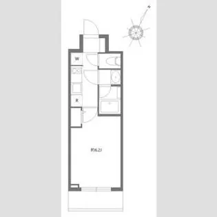 アリシアコート八丁畷【2階】の間取り