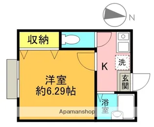 ソレイユ・A【1階】の間取り