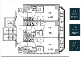 SーRESIDENCE横浜大通り公園【9階】の間取り