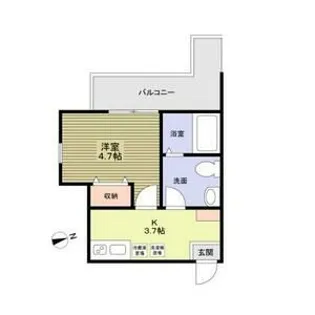 Α(アルファ) PARKS EAST【3階】の間取り