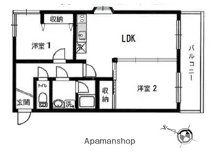 コスモリード横浜反町【5階】の間取り