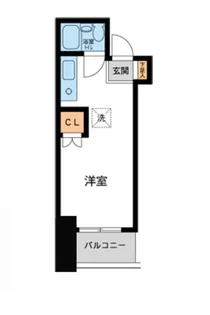 コスモヒロ南台【0407号室】の間取り