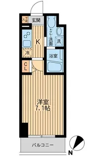 HF関内レジデンス【13階】の間取り