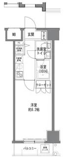 TLRレジデンス大鳥居【6階】の間取り