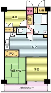 グランイーグル川崎駅前通【4階】の間取り