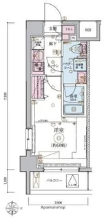 リヴシティ横濱東蒔田【7階】の間取り