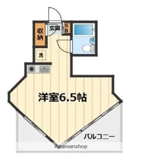 プレール横浜山手【1階】の間取り