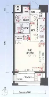 バージュアル武蔵小杉【4階】の間取り