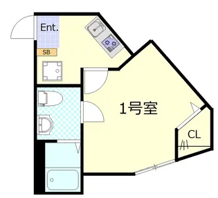CSスクエア【3階】の間取り