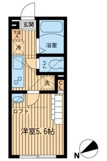 イーストフォート【0206号室】の間取り