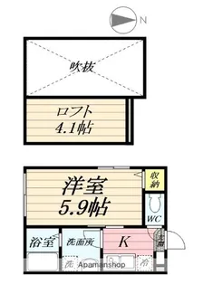 MELDIA星川【2階】の間取り
