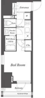 ブランシエスタ横浜高島町【7階】の間取り